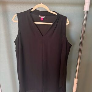 Vince Camuto Black Sleeveless V-Neck Camisole